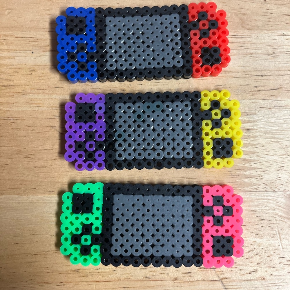 Perler bead switch consoles